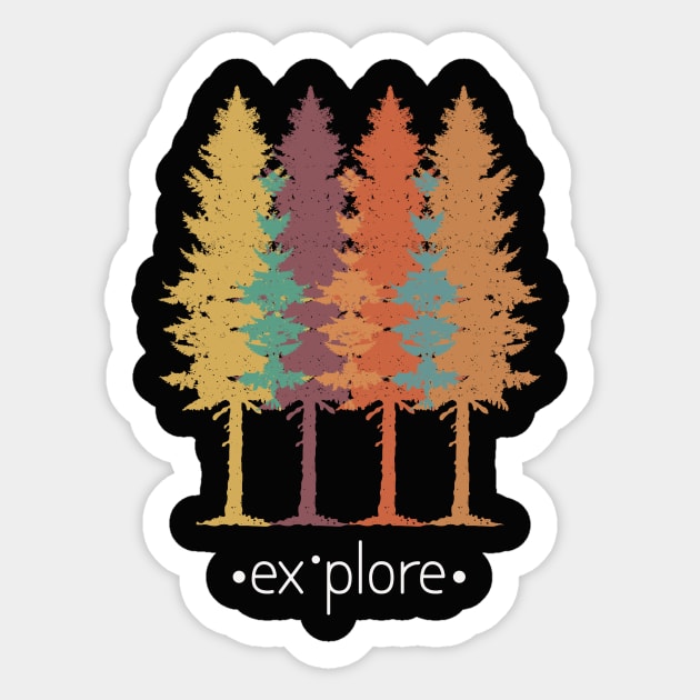 nature trees Sticker by teemarket